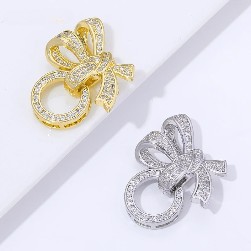 Jewelry Making Basics - مشابك لؤلؤ مطلية بالذهب عيار 18