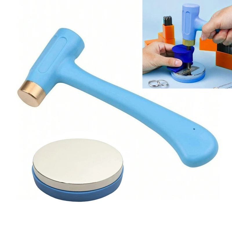 Jewelry Making Hammer - مجموعة ختم جلدية معدنية لصنع المجوهرات