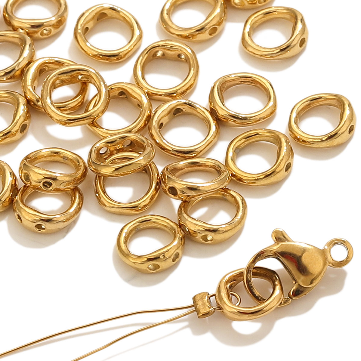 20 قطعة من مشابك الفولاذ المقا - مراجعة Jewelry Making Basics وسعره