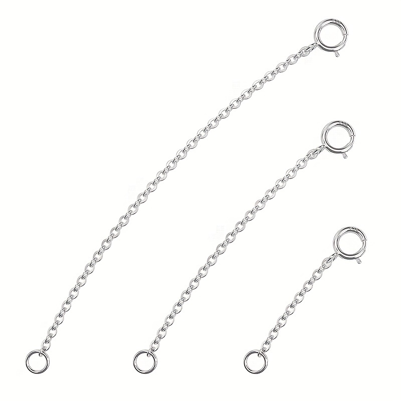 3 قطع من سلاسل التمديد القابلة - مراجعة Jewelry Making Chain وسعره
