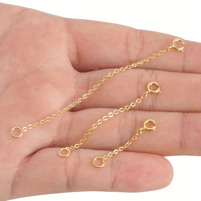 3 قطع من سلاسل التمديد القابلة - مراجعة Jewelry Making Chain وسعره