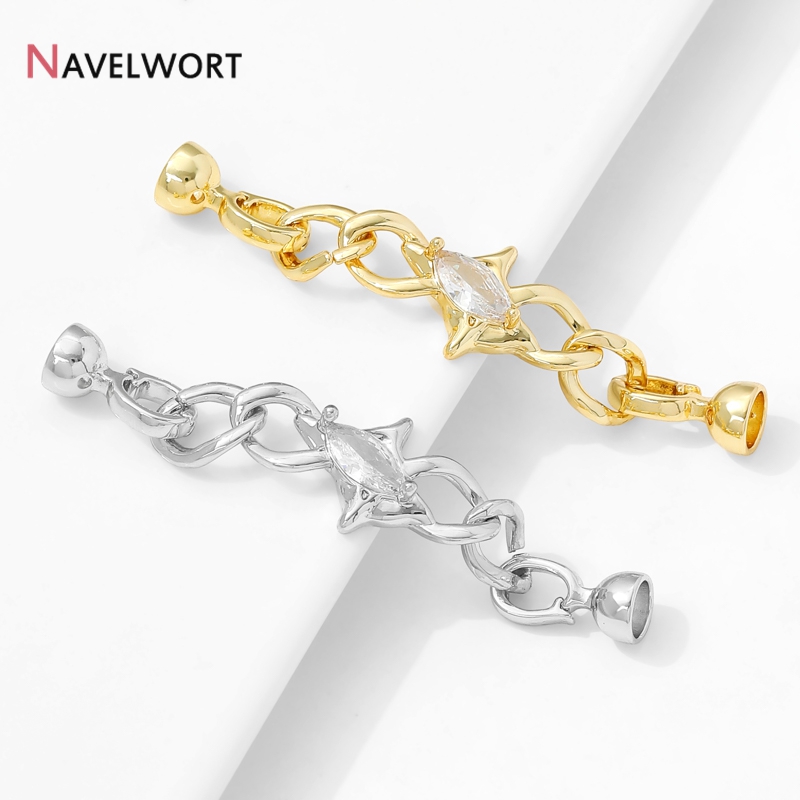مشبك توصيل من النحاس المطلي با - مراجعة Jewelry Making Chain وسعره