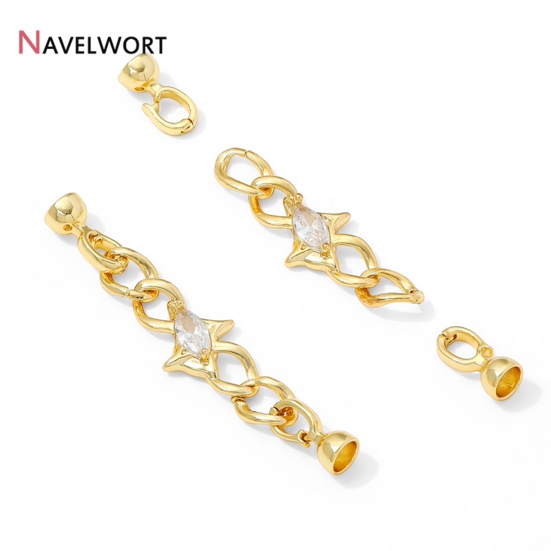 مشبك توصيل من النحاس المطلي با - مراجعة Jewelry Making Chain وسعره