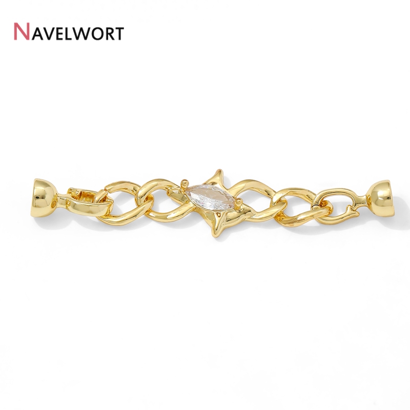 مشبك توصيل من النحاس المطلي با - مراجعة Jewelry Making Chain وسعره