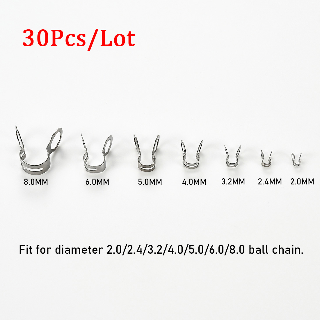 30 قطعة الفولاذ المقاوم للصدأ  - مراجعة Jewelry Making Chain وسعره