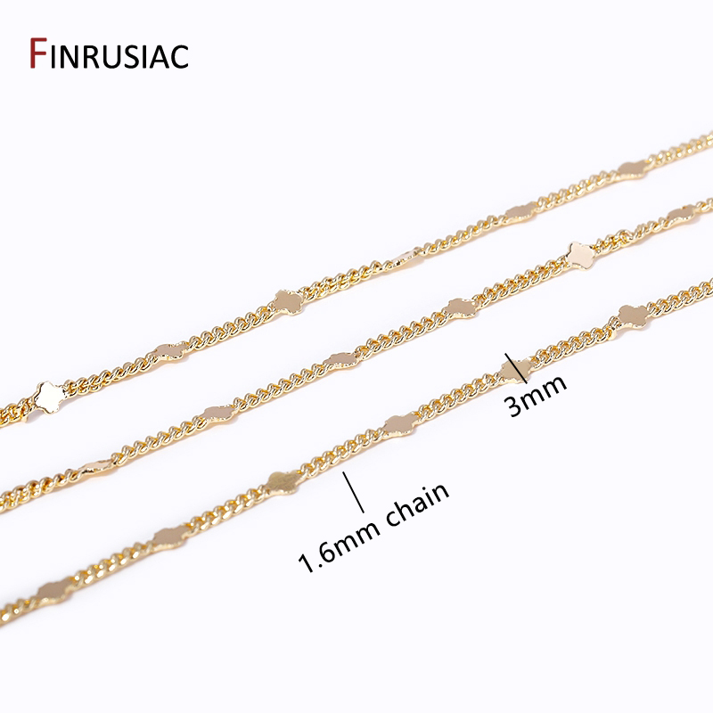 14K مطلية بالذهب النحاس الترتر - مراجعة Chain Roll Cable وسعره