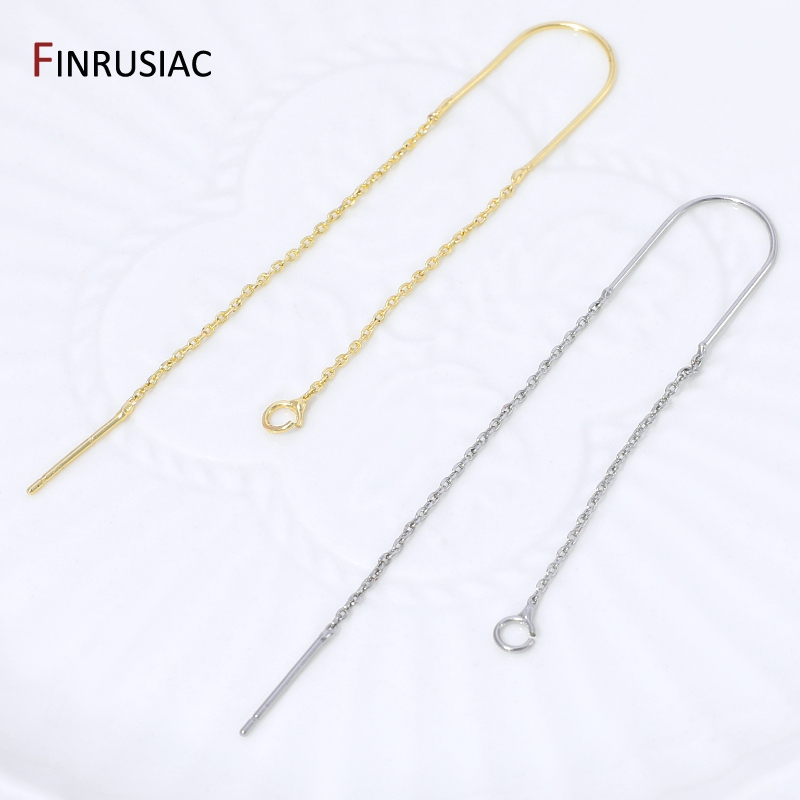 أقراط متدلية بسلسلة طويلة مزين - مراجعة Jewelry Making Chain وسعره