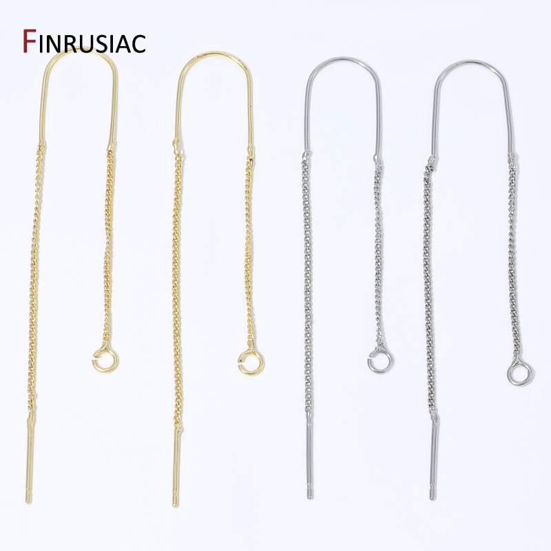 أقراط متدلية بسلسلة طويلة مزين - مراجعة Jewelry Making Chain وسعره