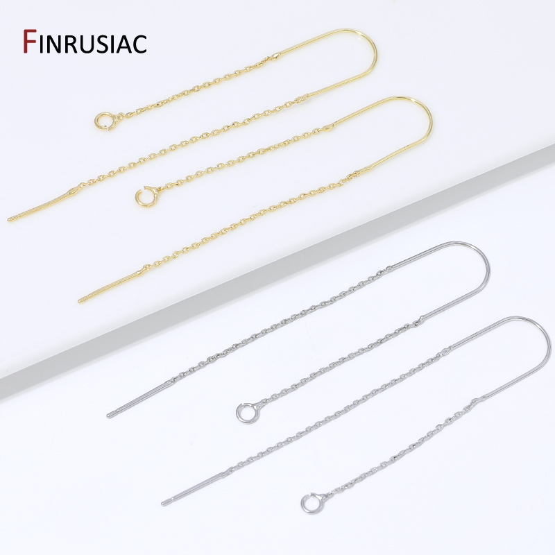 أقراط متدلية بسلسلة طويلة مزين - مراجعة Jewelry Making Chain وسعره